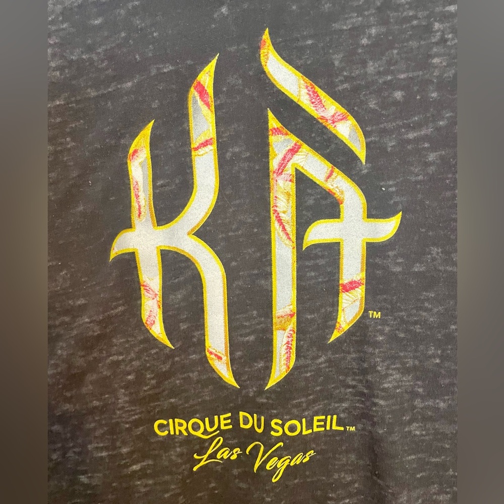 Black Soft Sheer Cirque du Soleil T-Shirt - Picture 2 of 4